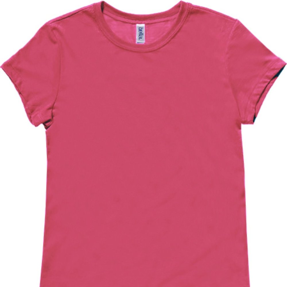 Bella Womens Heather Jersey Short Sleeve Tee